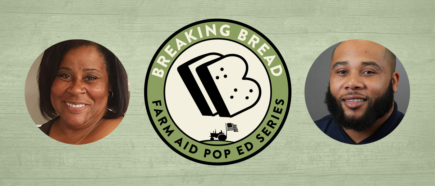 Breaking Bread logo with Denise and DeAnthony Jamerson headshots