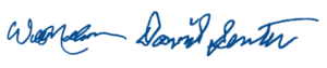 Willie Nelson, David Senter signatures