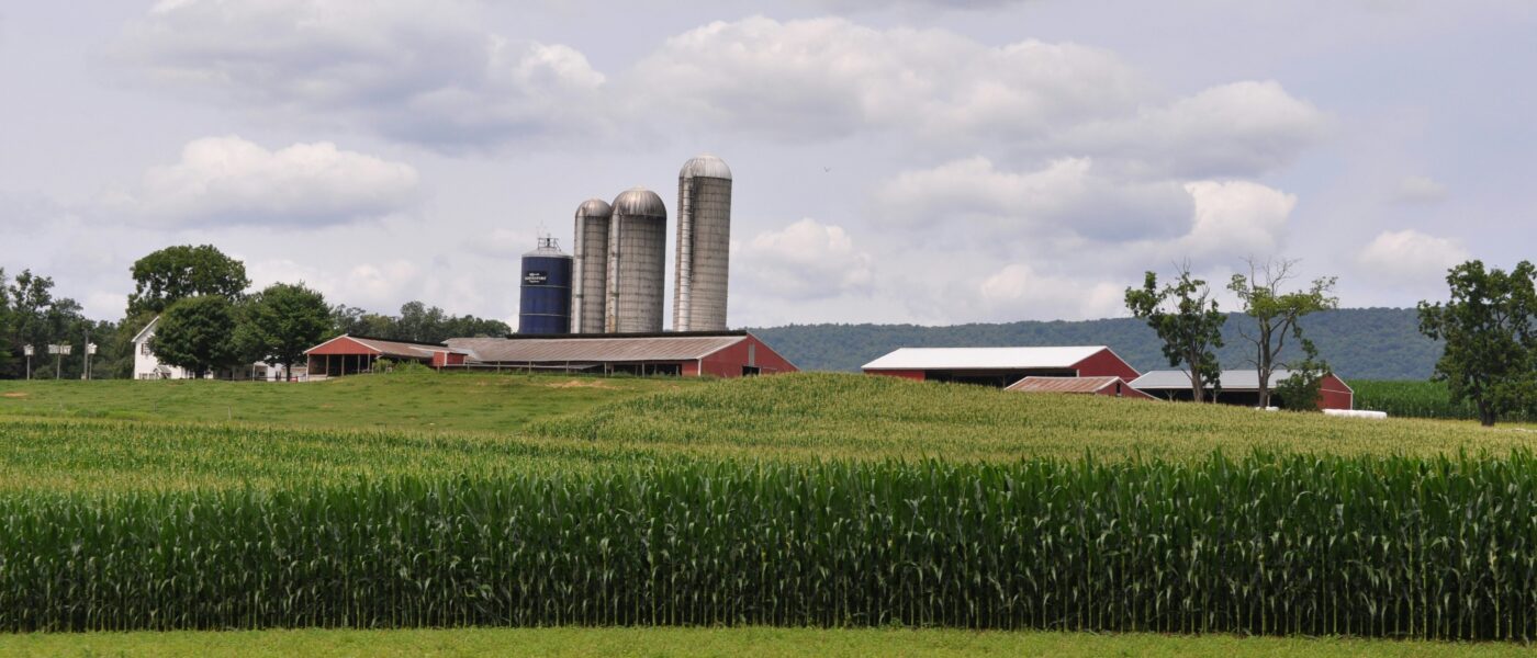 An Iowa farm.