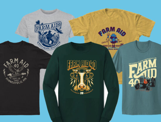 Farm Aid 40 Merch Shirts