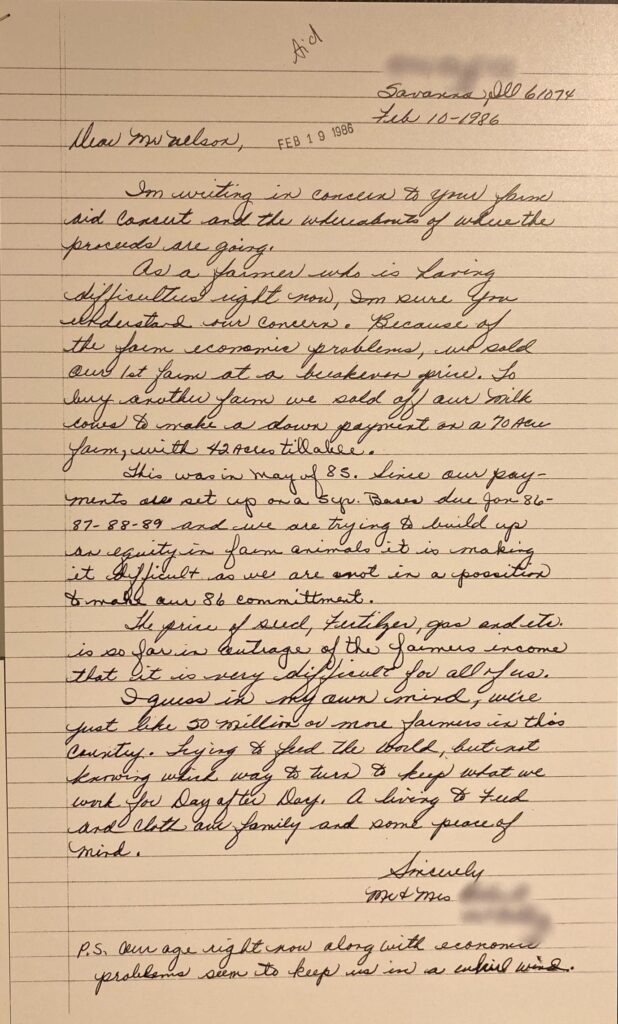 letter to Willie Nelson