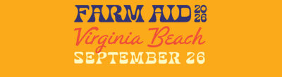 Farm Aid 2026 | Virginia Beach | September 26